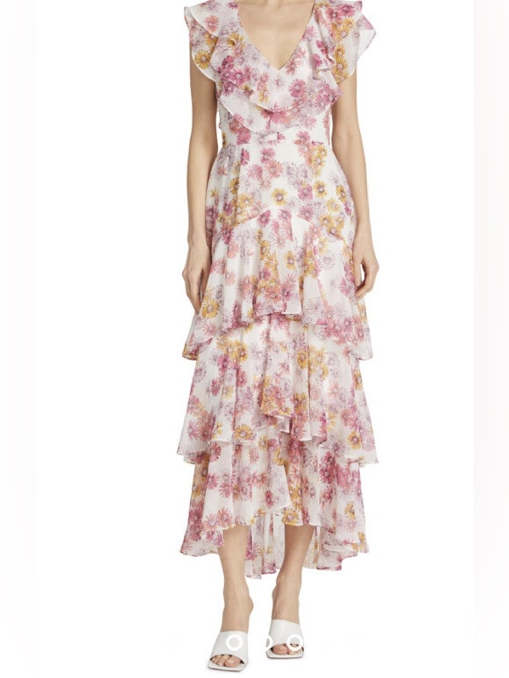 Wayf Pink Floral Midi/Maxi